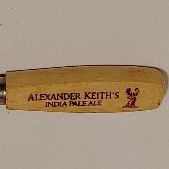 Alexander Keith's India Pale Ale Bottle Opener Wooden and Metal - Picture 4 of 4
